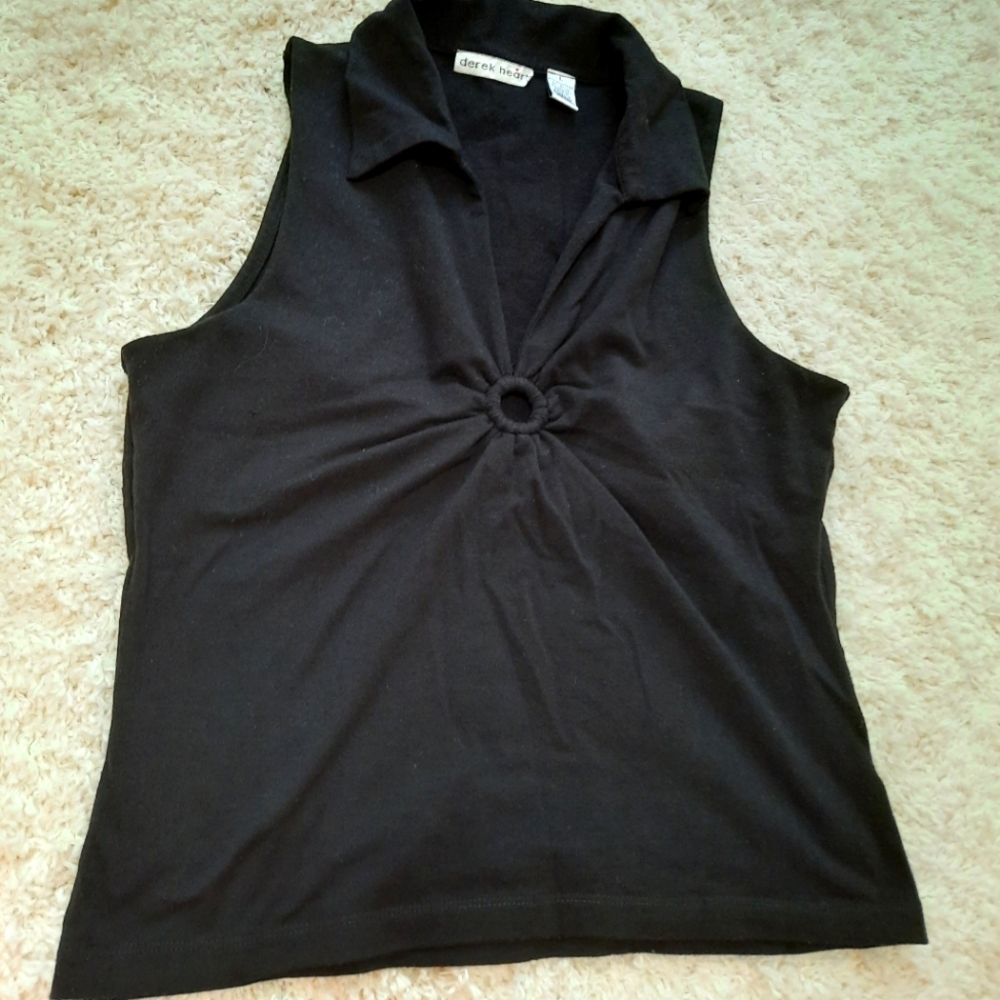Derek Heart KEY HOLE TANK TOP SIZE L JUNIOR